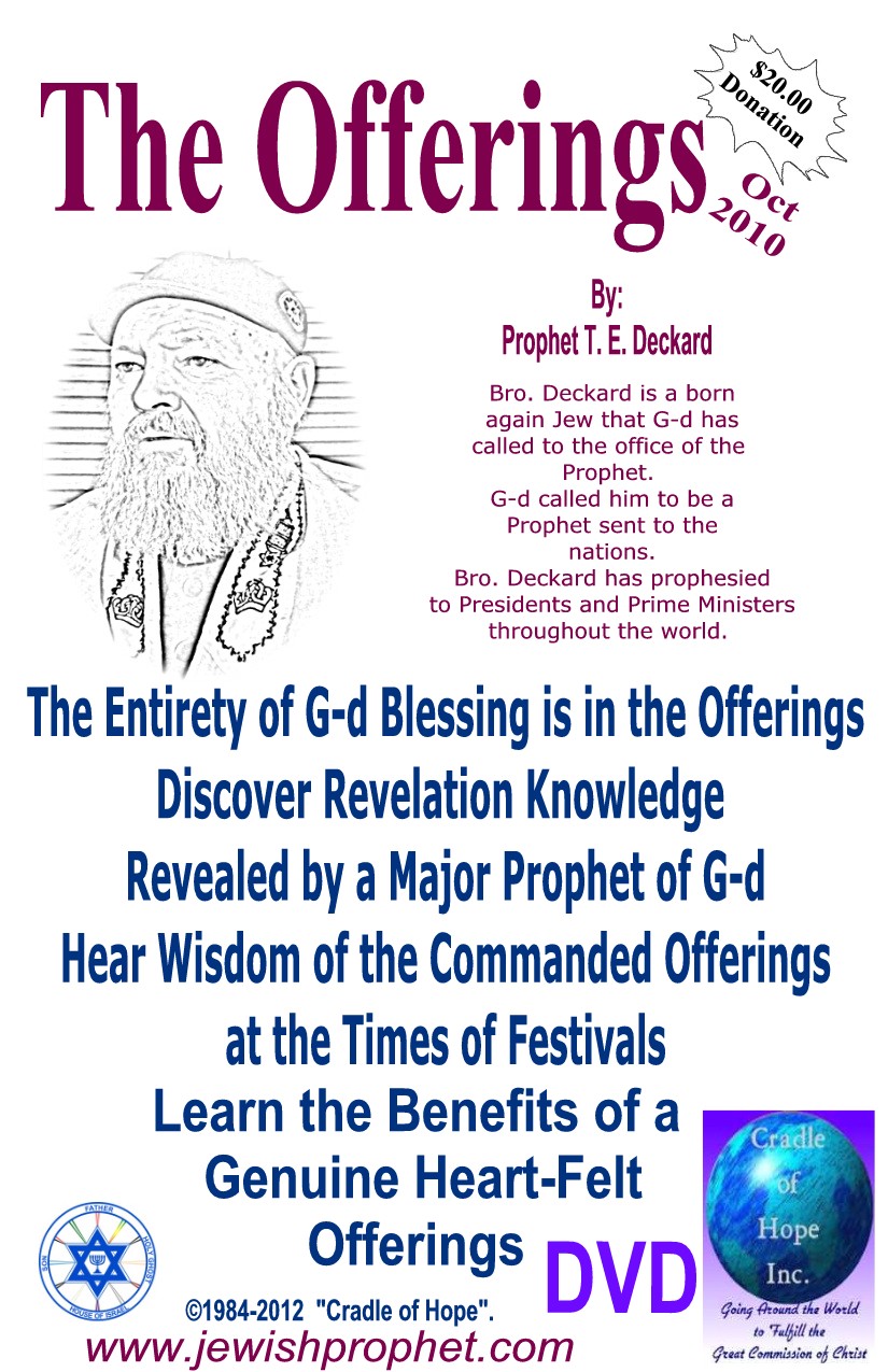 Prophetic Messages for America Cradle of Hope International Prophetic